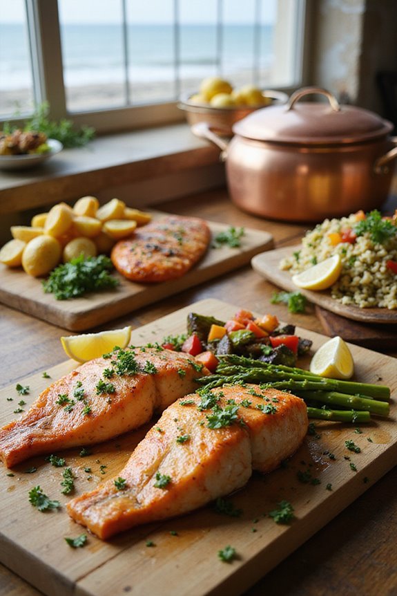 accompaniments for fish dishes
