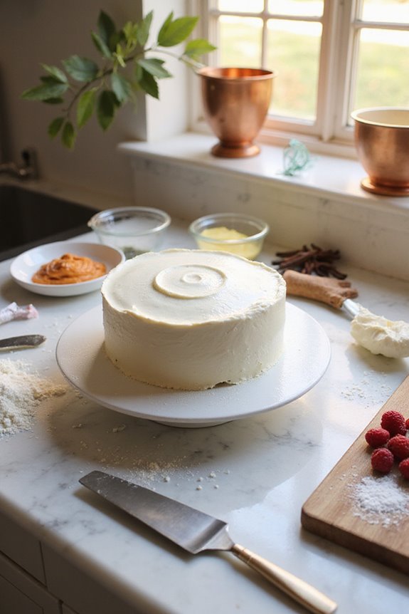 achieve smooth cake frosting