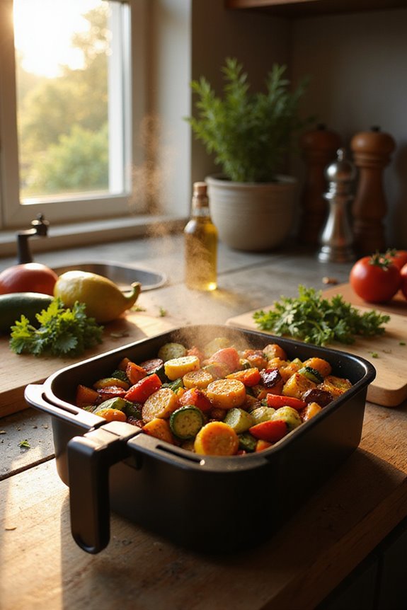 air fry vegetables easily
