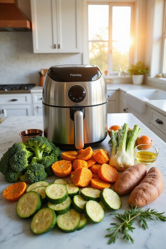 air fryer vegetable timing