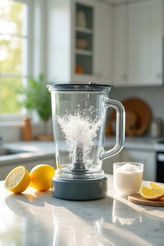 blender jar and lid cleaning