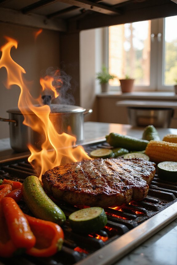 broiling brings grilling indoors
