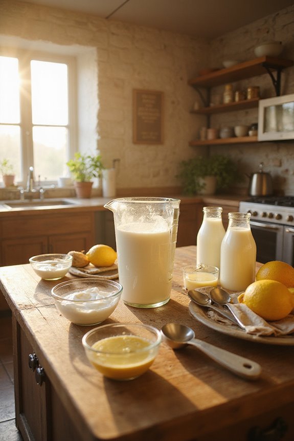 buttermilk replacement options available