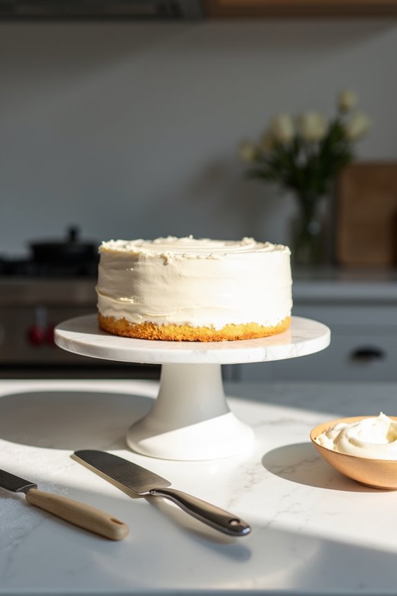 chill cake layers prepare frosting