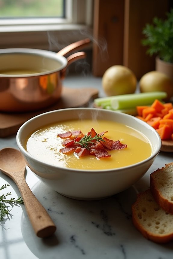 comforting chicken potato soup