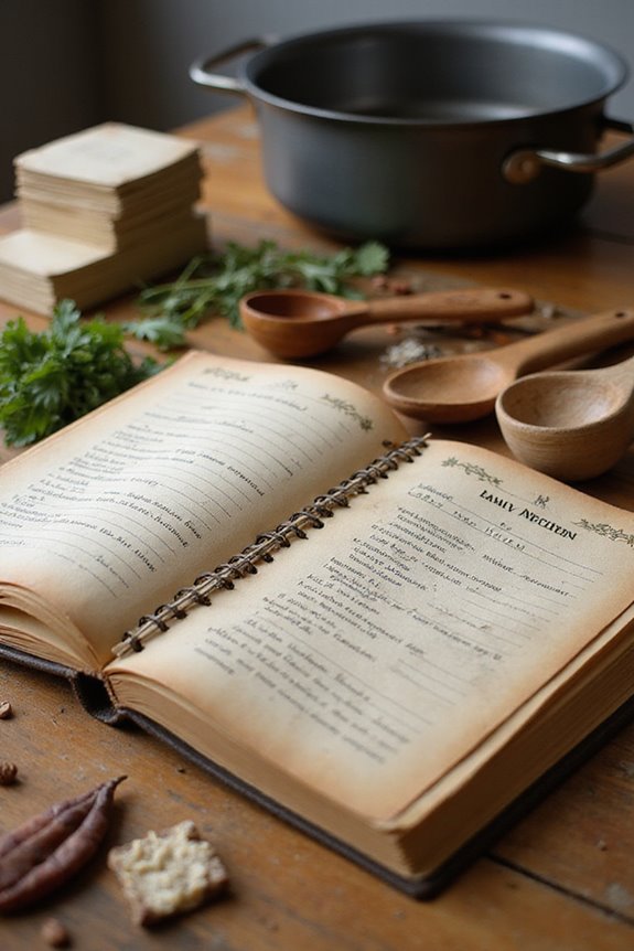 consistent cookbook recipe format