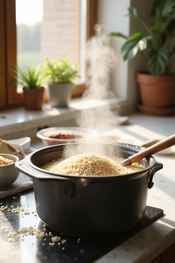 cook quinoa for fluffiness