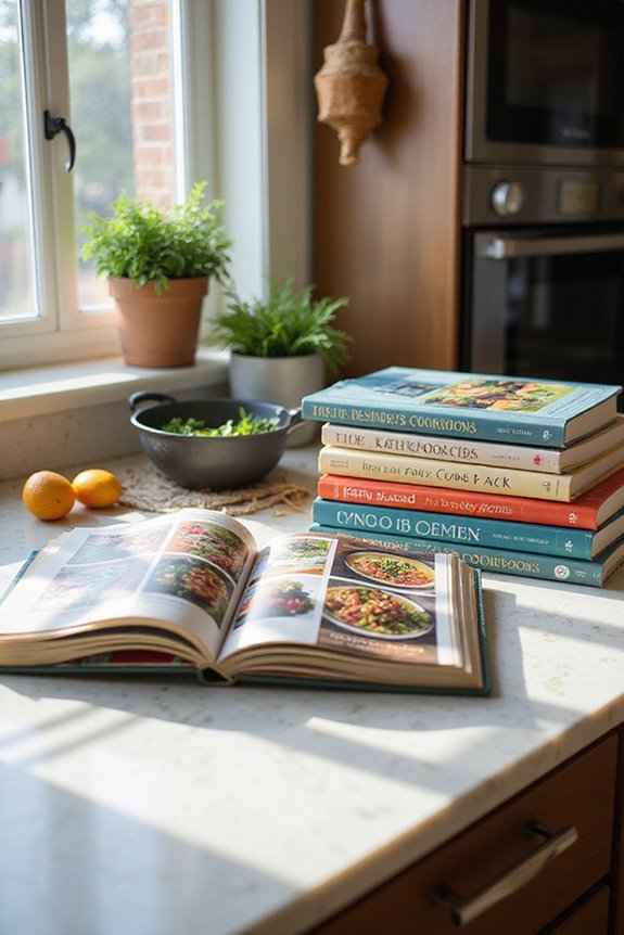 culinary exploration through cookbooks