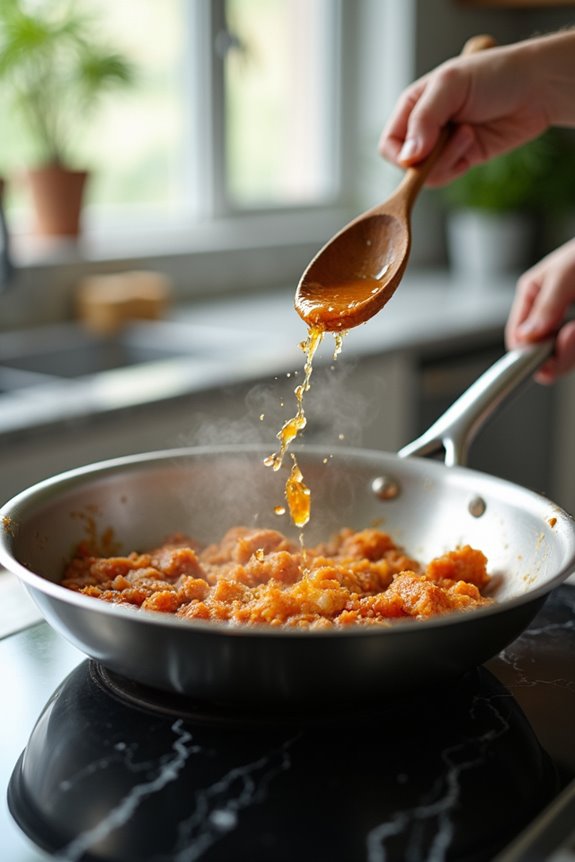 deglazing enhances flavor and cleanup