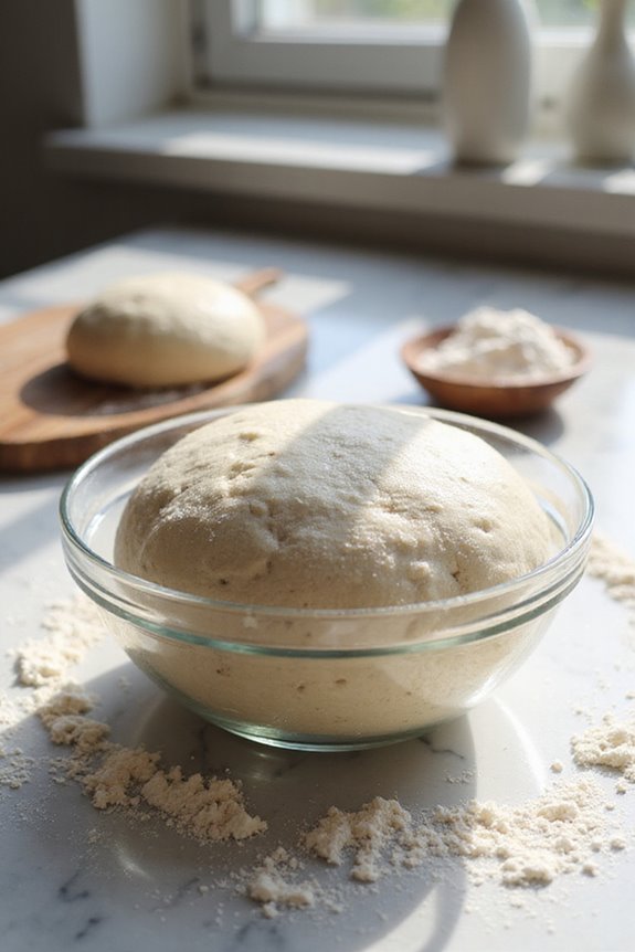 dough readiness visual indicators