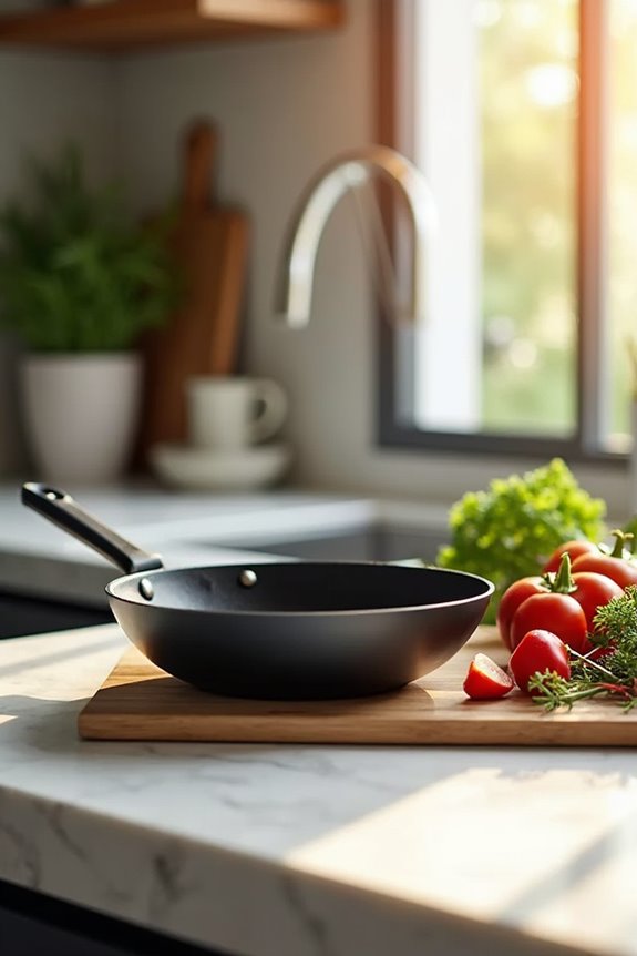 durable nonstick pan features