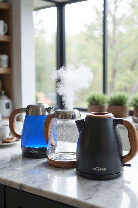 ergonomic compact safe kettles