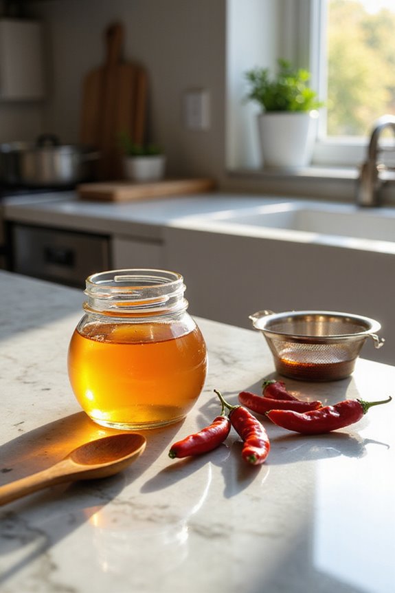 gather equipment for hot honey