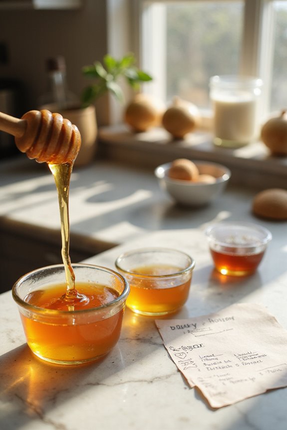 honey substitution baking tips