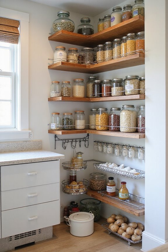maximize pantry vertical space