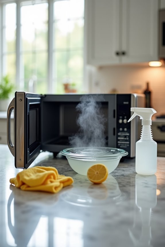 microwave turntable cleaning tips