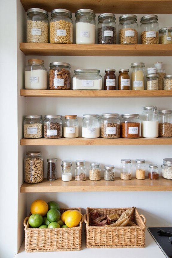 organize and donate pantry items