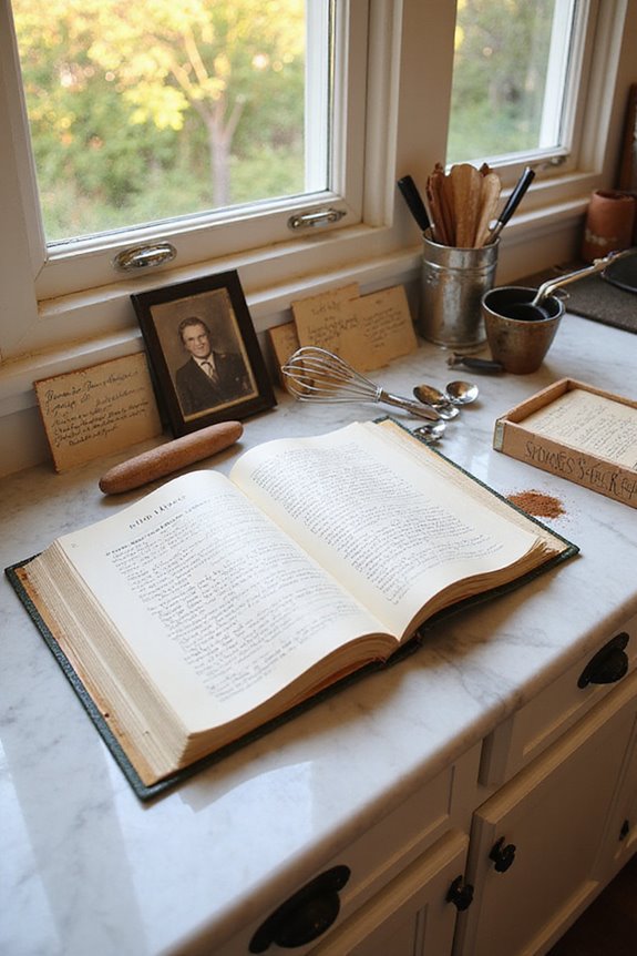 organized family cookbook navigation