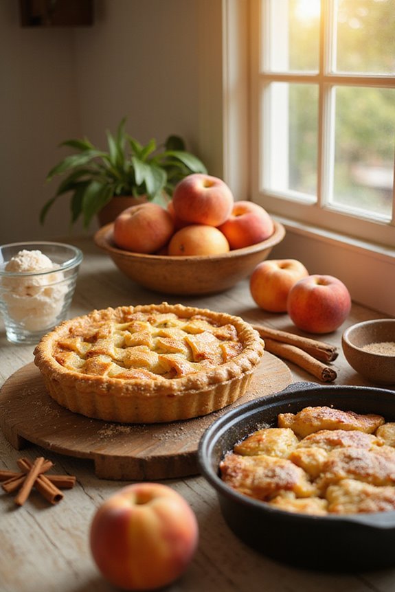 peach dessert recipe suggestions
