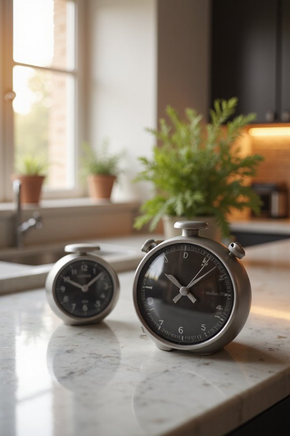 perfect cooking with timers