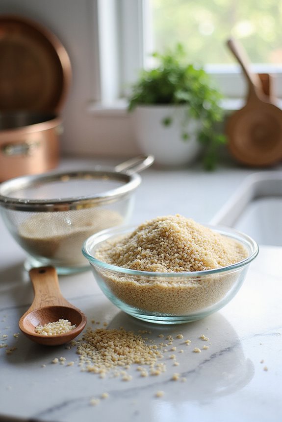 rinse quinoa for better flavor