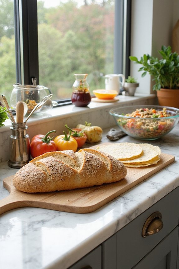 sesame free gluten free bread options