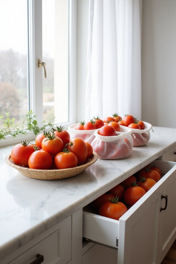 short term tomato storage tips