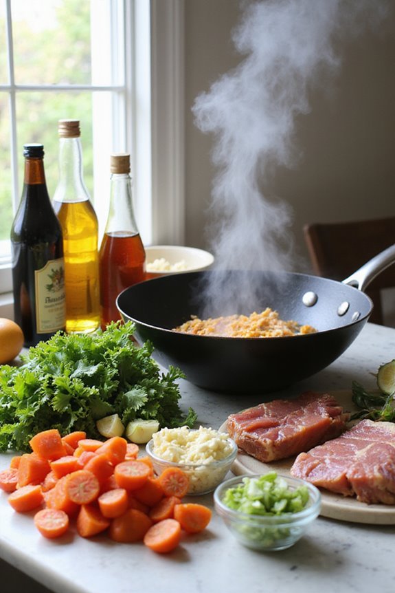 stir fry essential ingredients outlined