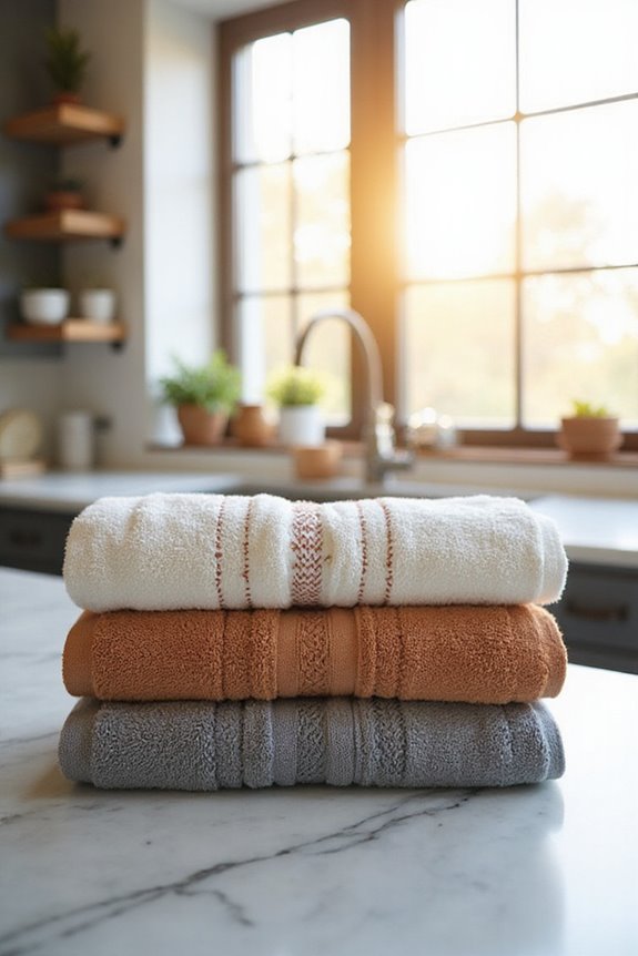 stylish and absorbent tea towels