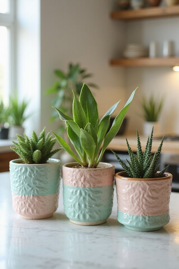 stylish durable ceramic pots