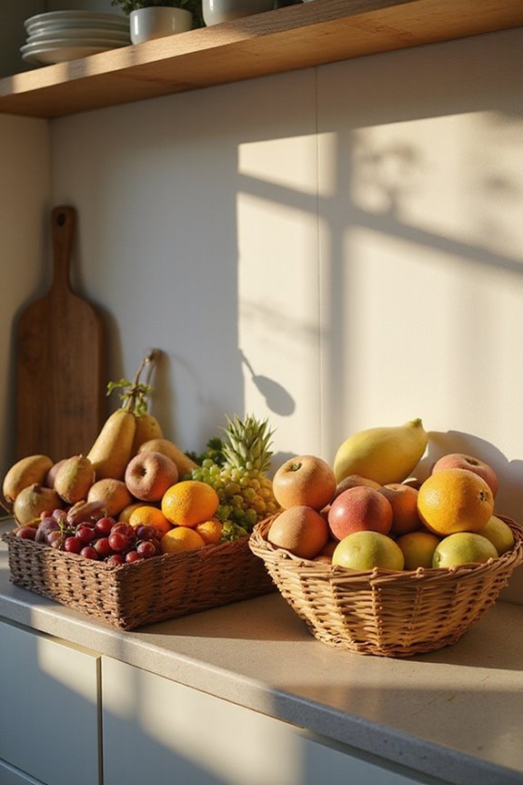 stylish durable fruit basket