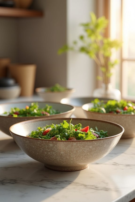 stylish salad bowls selection