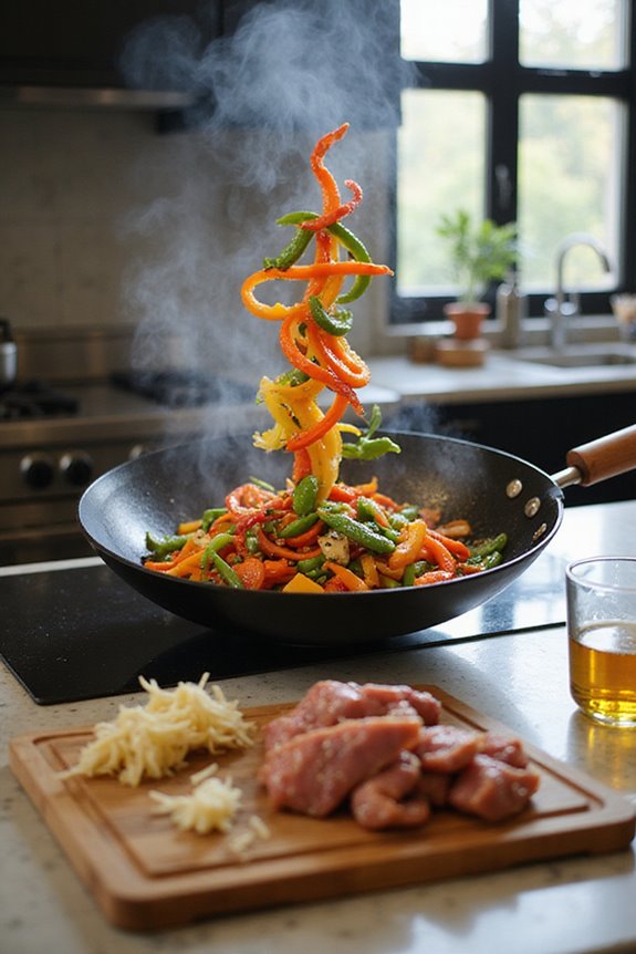 successful stir fry preparation