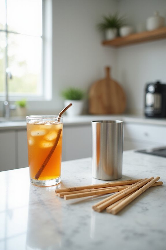 sustainable biodegradable bamboo straws