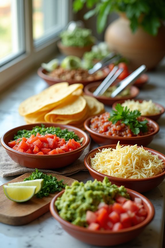 ultimate taco bar experience