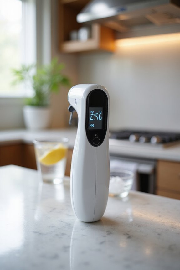 using an ear thermometer