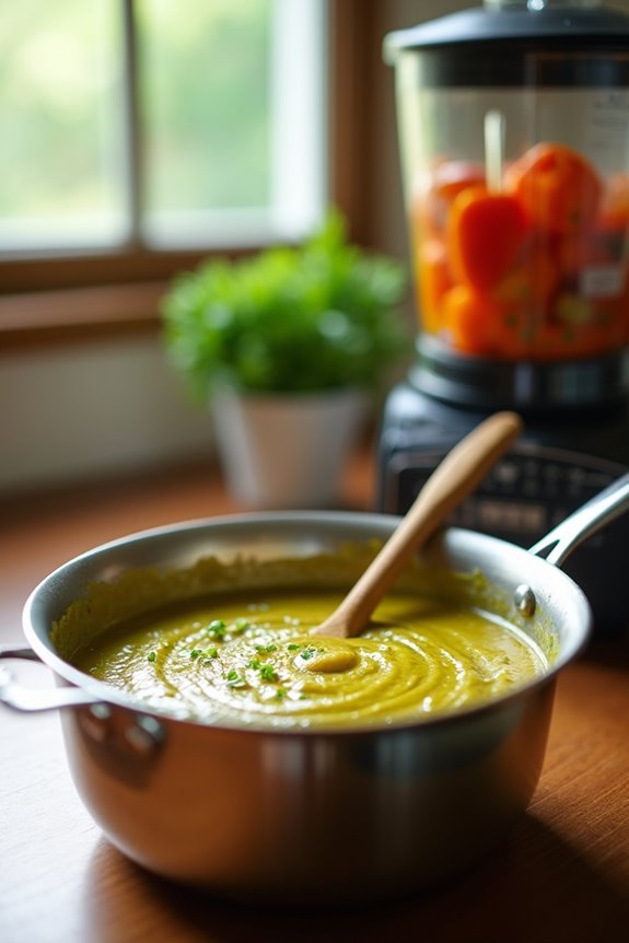 vegetable puree sauce thickening